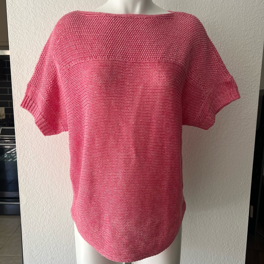 Tommy Bahama Paradise Sun Textured Pink Pullover